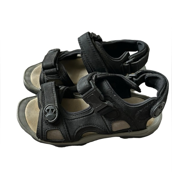 St. John’s Bay men’s heavy duty black sandals size 10 - Picture 2 of 8